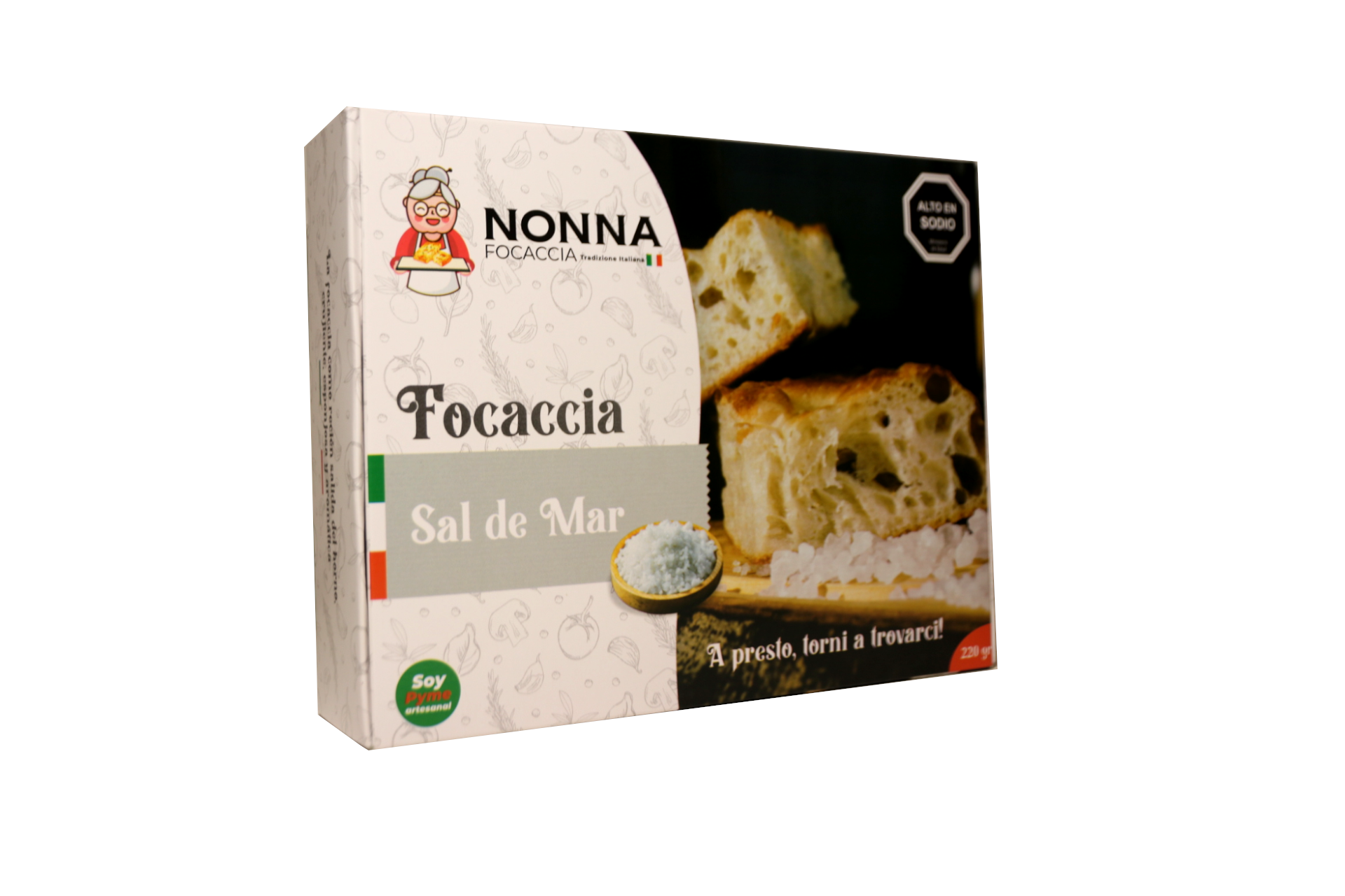 🧂 Focaccia sal de mar (220G)