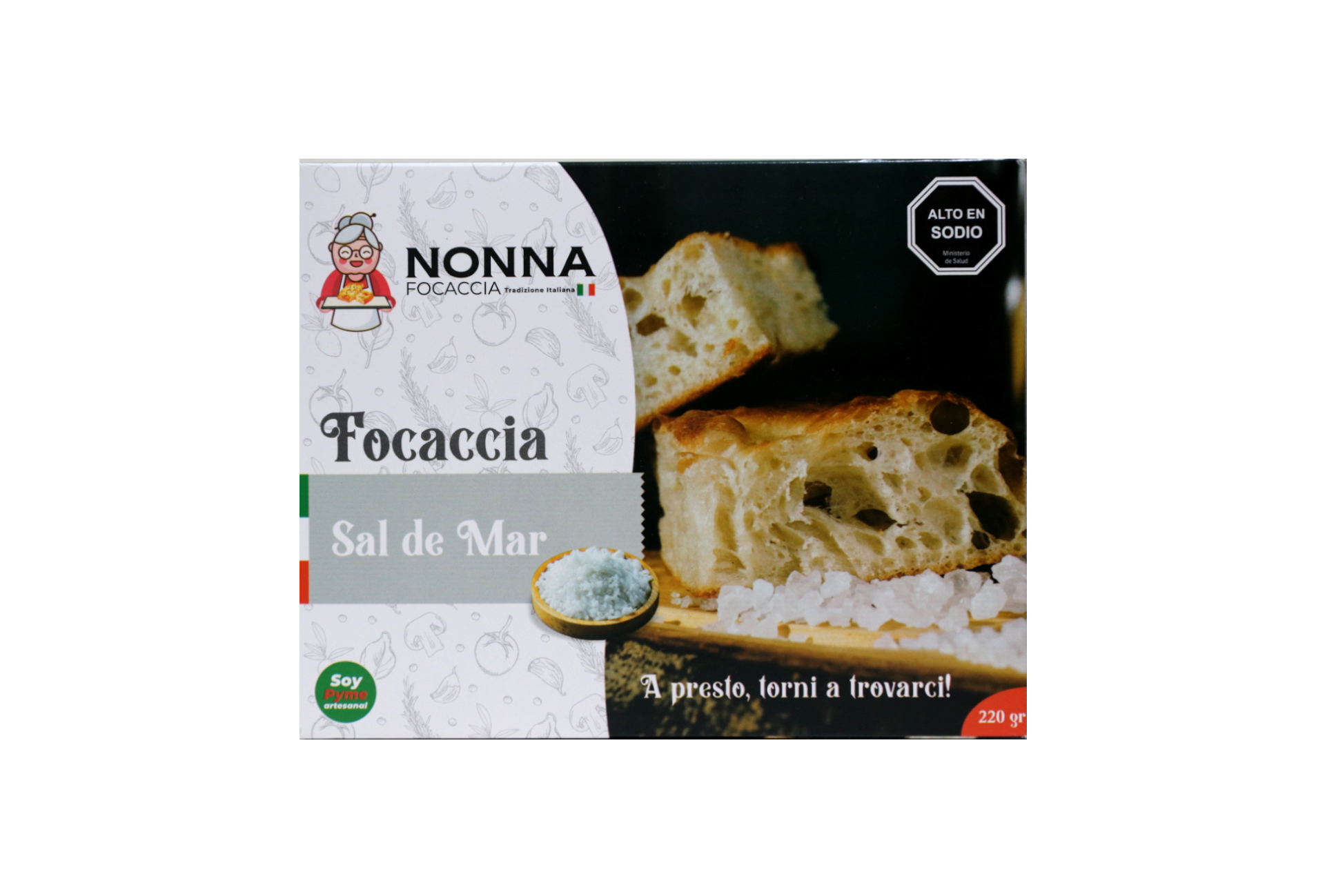 🧂 Focaccia sal de mar (220G) - Imagen 3
