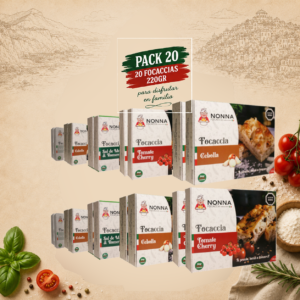 Pack 20 Focaccias ( 220gr Aprox )