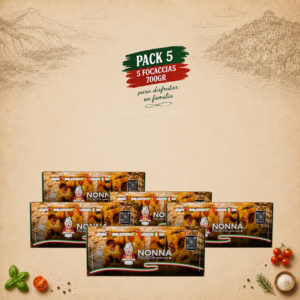 Pack 5 Focaccias ( 660gr Aprox )