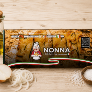 🧅 Focaccia de cebolla, aceite oliva, sal de mar ( 660gr Aprox )