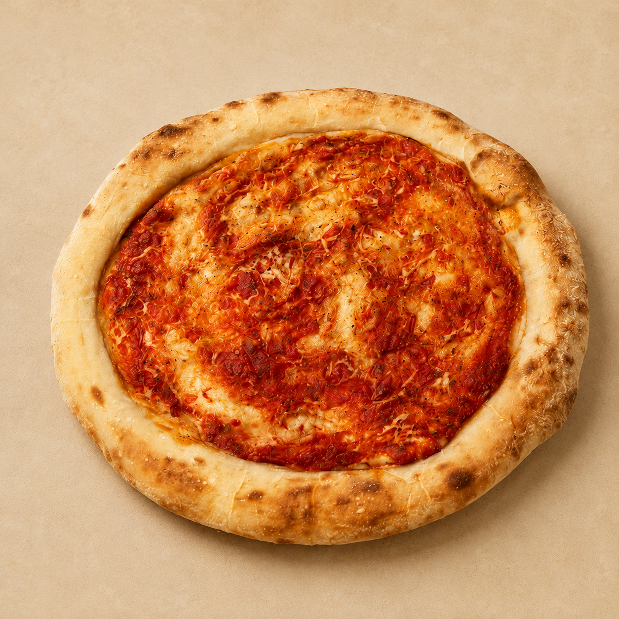 Pizza Napolitana Individual ( 360 gr Aprox ) - Imagen 2