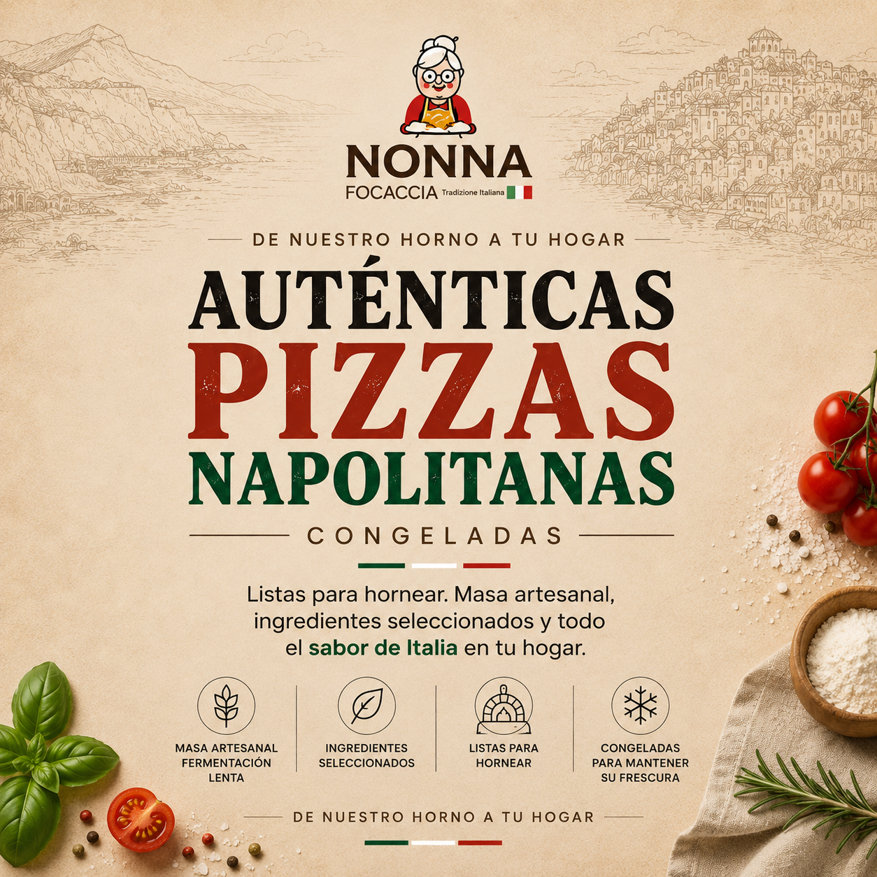 Pack 10 Pizzas Individuales ( 220gr Aprox ) - Imagen 3